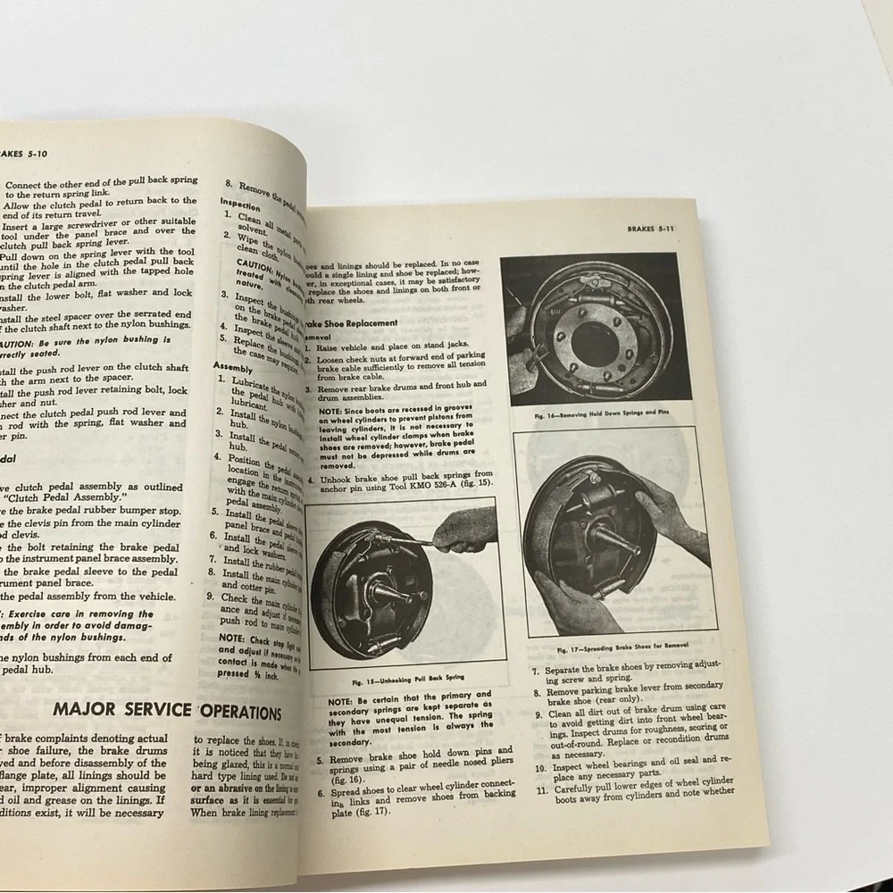 1957  Chevrolet Passenger Car Shop Manual Book Repair Shop Step by Step Info